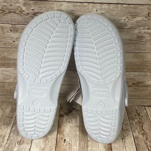 CROCS Baya Men\'s 12 Light Blue Slip-On Waterproof Comfort Shoe Clog Sandal NWT